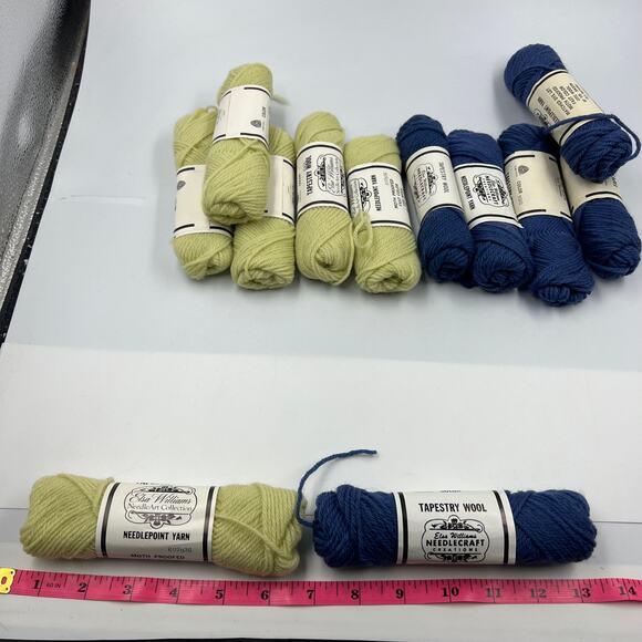 Vintage Tapestry Pure Wool Needlecraft Creation Elsa Williams Yarn 12 Skeins - Picture 2 of 11